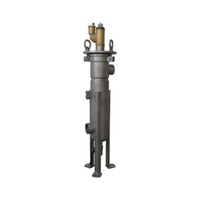 Immagine di Foridra IDRAMAG F 65 filtro defangatore magnetico in acciaio inox per installazione in linea, attacchi 1" 1/2 G, portata massima 8 mc/h I.F50