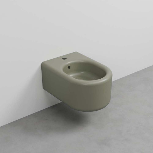 Immagine di Cielo ITACA bidet sospeso monoforo, colore agave finitura opaco ITBSAG
