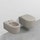 Cielo ITACA set sanitari sospesi, vaso senza brida con sedile a discesa rallentata e bidet monoforo, colore avena finitura opaco ITBSAV+ITVSKAV+CPVITTFAV