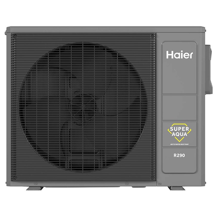 Immagine di Haier ALL IN ONE R290 Sistema composto da pompa di calore Inverter 5 kW monofase e modulo idronico 200 litri per produzione ACS con resistenza di backup 1+2 AW052HSGHA+HU102F20AHYA