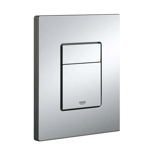 Immagine di Grohe RAPID SL 3 in 1 set per wc con piastra di azionamento Skate Cosmopolitan finitura cromo, cassetta di sciacquo, modulo per vaso sospeso e set di fissaggio 38772001