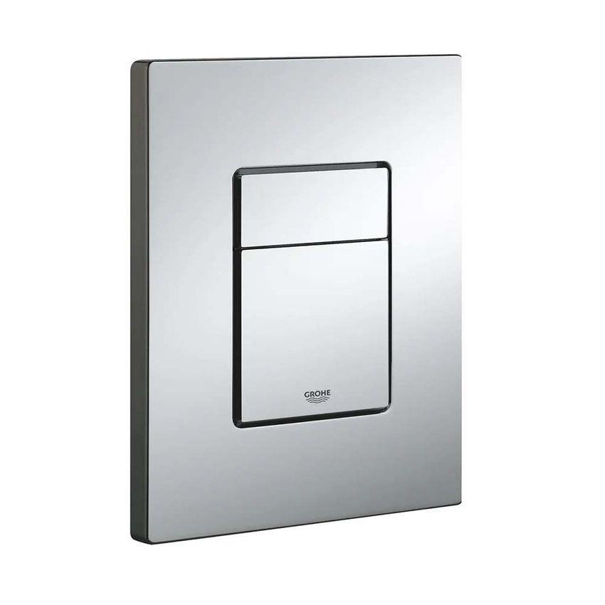 Immagine di Grohe RAPID SL 3 in 1 set per wc con piastra di azionamento Skate Cosmopolitan finitura cromo, cassetta di sciacquo, modulo per vaso sospeso e set di fissaggio 38772001