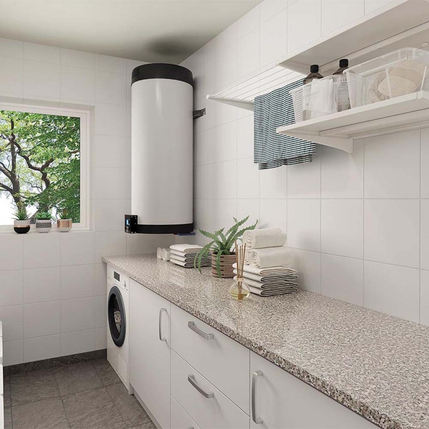 Immagine di Daikin MULTI+ serbatoio per acqua calda sanitaria, a parete, capacità 90 l EKHWET90BV3