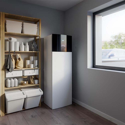 Immagine di Daikin ALTHERMA 3 R F INTEGRATED pompa di calore per riscaldamento, raffrescamento e produzione ACS | unità esterna monofase 11 kW accumulo 230 l. EBVX11S23D6V+ERLA11DV3