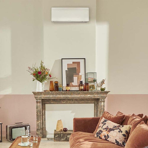 Immagine di Daikin STYLISH Climatizzatore a parete penta split inverter Wi-Fi silver | unità esterna R32 7.8 kW unità interne 5000+9000+9000+9000+12000 BTU 5MXM90A9+CTXA[15]CS+FTXA[25|25|25|35]CS