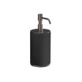 Immagine di Gessi ACCESSORIES dispenser sapone d'appoggio colore nero, finitura black metal brushed PVD 66438#707