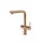 Gessi INEDITO miscelatore con bocca girevole per lavello, con funzione acqua filtrata, finitura warm bronze brushed PVD 60572#726