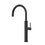 Immagine di Gessi 316 miscelatore monocomando H.47 cm, con bocca girevole, colore nero finitura opaco 60016#299