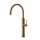 Gessi 316 miscelatore monocomando H.47 cm, con bocca girevole, finitura warm bronze brushed PVD 60016#726