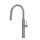 Gessi 316 miscelatore monocomando H.47 cm, con bocca girevole e doccetta estraibile doppio getto, finitura steel brushed 60022#239