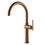 Immagine di Gessi HABITO miscelatore H.43 cm per lavello, monocomando, con bocca girevole, finitura warm bronze brushed PVD 60670#726