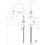 Immagine di Gessi OFFICINE V miscelatore semi pro H.48.7 cm per lavello, monocomando, con bocca girevole e doccetta estraibile doppio getto, finitura cromo 60205#031