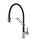 Gessi OFFICINE V miscelatore semi pro H.48.7 cm per lavello, monocomando, con bocca girevole e doccetta estraibile doppio getto, finitura cromo 60205#031