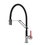 Immagine di Gessi OFFICINE V miscelatore semi pro H.48.7 cm per lavello, monocomando, con bocca girevole e doccetta estraibile doppio getto, finitura cromo 60205#031