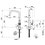 Immagine di Gessi OFFICINE V miscelatore H.37.9 cm per lavello, monocomando, con bocca girevole, finitura cromo 60201#031