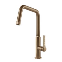 Immagine di Gessi OFFICINE miscelatore monocomando con canna girevole, finitura warm bronze brushed PVD 60051#726