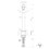 Immagine di Gessi FISSO miscelatore H.27.7 cm per lavello, monocomando, con bocca girevole, finitura cromo 60073#031