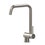 Immagine di Gessi SU&GIU' miscelatore monocomando sotto finestra, con canna girevole abbattibile, finitura finox 50311#149