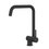 Immagine di Gessi SU&GIU' miscelatore monocomando sotto finestra, con canna girevole abbattibile, colore nero finitura opaco 50311#299