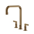 Immagine di Gessi INCISO rubinetto a 3 fori, con canna girevole, finitura warm bronze brushed PVD 58701#726