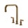 Gessi INCISO rubinetto a 3 fori, con canna girevole, finitura warm bronze brushed PVD 58701#726