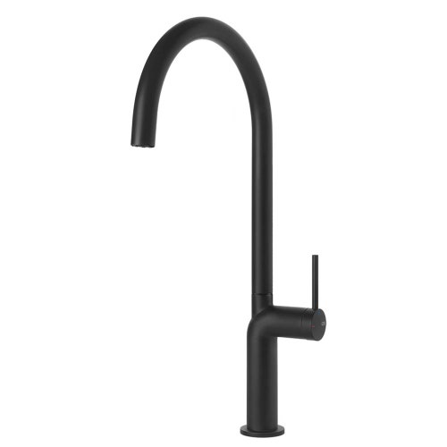 Immagine di Gessi STELO miscelatore monocomando girevole, per lavello, colore nero finitura opaco 60301#299