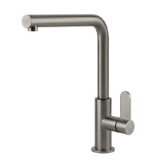 Immagine di Gessi ACCIAIO miscelatore H.29 cm per lavello, monocomando, con bocca girevole, finitura steel brushed 60538#239
