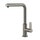 Gessi ACCIAIO miscelatore H.29 cm per lavello, monocomando, con bocca girevole, finitura steel brushed 60538#239