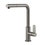 Immagine di Gessi ACCIAIO miscelatore H.29.4 cm per lavello, monocomando, con bocca girevole e doccetta estraibile mono getto, finitura steel brushed 60537#239