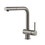 Immagine di Gessi ACCIAIO miscelatore H.27.6 cm per lavello, monocomando, con bocca girevole e doccetta estraibile mono getto, finitura steel brushed 60598#239