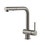 Immagine di Gessi ACCIAIO miscelatore H.27.6 cm per lavello, monocomando, con bocca girevole e doccetta estraibile doppio getto, finitura steel brushed 60600#239
