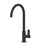 Immagine di Gessi HELIUM miscelatore H.40.7 cm per lavello, monocomando, con bocca girevole, colore nero finitura opaco 60075#299