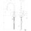 Immagine di Gessi HELIUM miscelatore H.41.1 cm per lavello, monocomando, con bocca girevole e doccetta estraibile mono getto, finitura cromo 60077#031