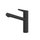 Gessi THALIUM miscelatore H.24 cm per lavello, monocomando, con bocca girevole, colore nero finitura opaco 60532#299