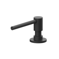 Immagine di Gessi Dispenser porta sapone da banco, con carica dall’alto, colore nero finitura opaco 29658#299