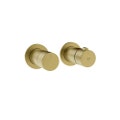 Immagine di Gessi INCISO  miscelatore termostatico a parete 3 vie, finitura gold bushed pvd 58138#716