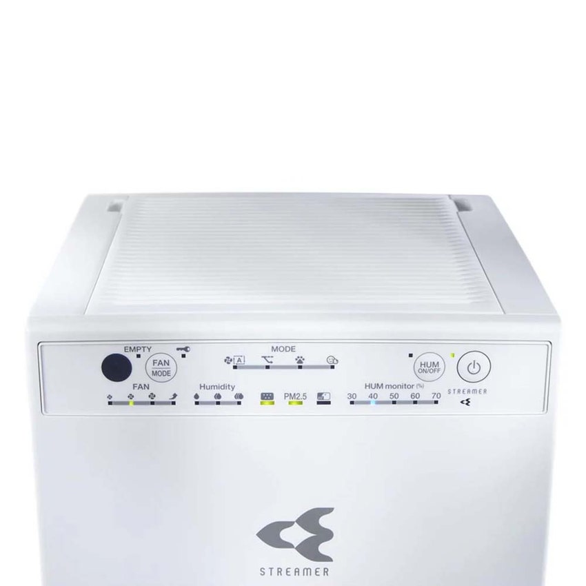 Immagine di Daikin Purificatore d'aria con tecnologia streamer e funzione umidificazione, colore bianco MCK555AW