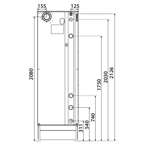 Immagine di ACV HEATMASTER 70 TC EVO produttore autonomo ACS a basamento, per riscaldamento e produzione acqua calda sanitaria a condensazione totale 052843