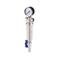 Immagine di RBM Filtro autopulente 3/4” in ottone, 100 μm, per acqua con cartuccia filtrante estraibile 01260510