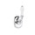 Bellosta EDWARD LEVER saracinesca, leva in porcellana, senza corpo incasso, finitura cromo 01-0832/2/L/E
