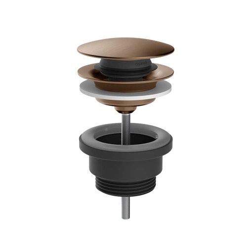 Immagine di Gessi Piletta lavabo "Stop&Go", finitura copper brushed PVD 01421#708