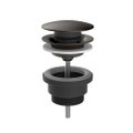 Immagine di Gessi Piletta lavabo "Stop&Go", finitura black metal brushed PVD 01421#707
