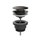 Gessi Piletta lavabo "Stop&Go", finitura black metal brushed PVD 01421#707