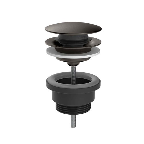 Immagine di Gessi Piletta lavabo "Stop&Go", finitura black metal brushed PVD 01421#707