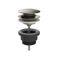 Immagine di Gessi Piletta lavabo "Stop&Go", finitura steel brushed 01421#239