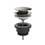 Immagine di Gessi Piletta lavabo "Stop&Go", finitura steel brushed 01421#239