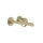Gessi ANELLO miscelatore lavabo a parete P.21 cm, senza scarico, finitura brass brushed PVD 63383#727