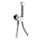 Bellosta Idroscopino tondo laser, flessibile da 90 cm, attacco da 1/2", finitura cromo 01-0403/ID/1