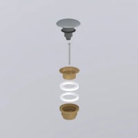 Immagine di Cielo Piletta universale click clack finitura bronzo, con coperchio in ceramica colore brina finitura opaco PIL01BRBR