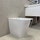Hatria TECNA vaso a terra Pure Vortex, traslato, senza sedile, colore bianco finitura lucido 00Y9DH01